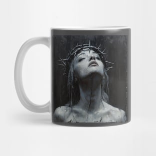 Girl in Thorns Mug